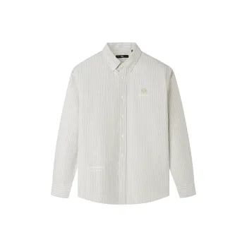 HLA Shirts Men Khaki Stripes 68
