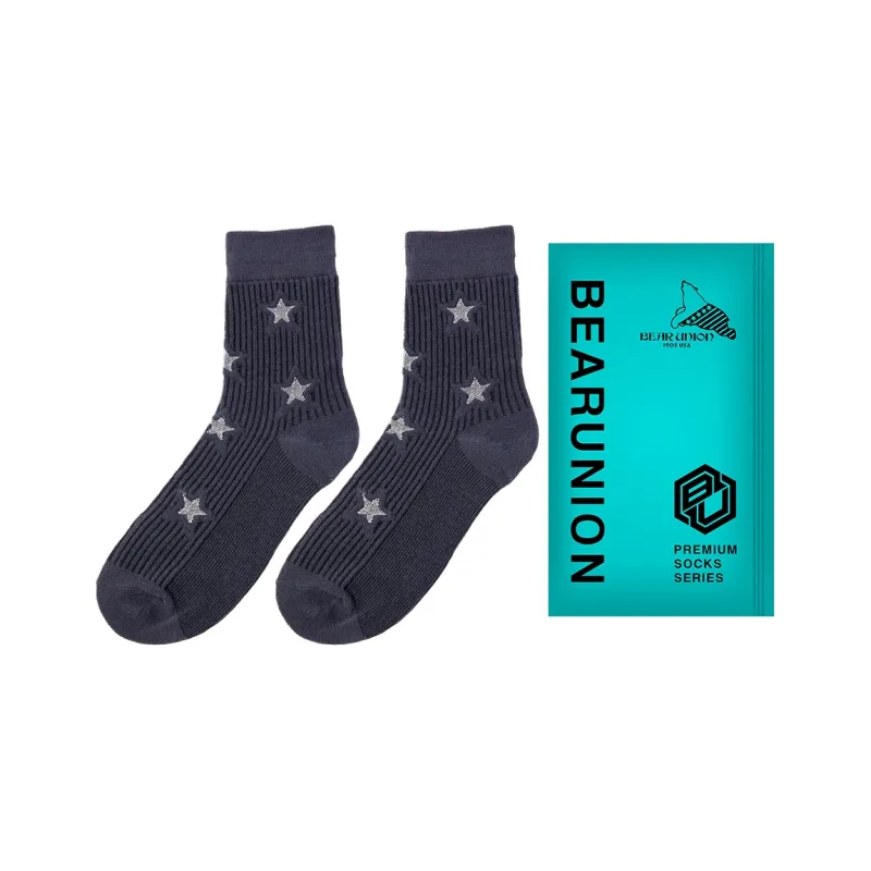 BEAR UNION Mid Calf Socks Women's 3 Pack-20