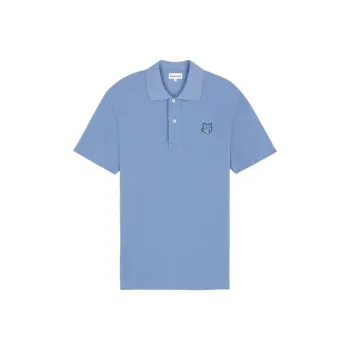 Maison Kitsune Bold Fox Head Patch Polo Shirt