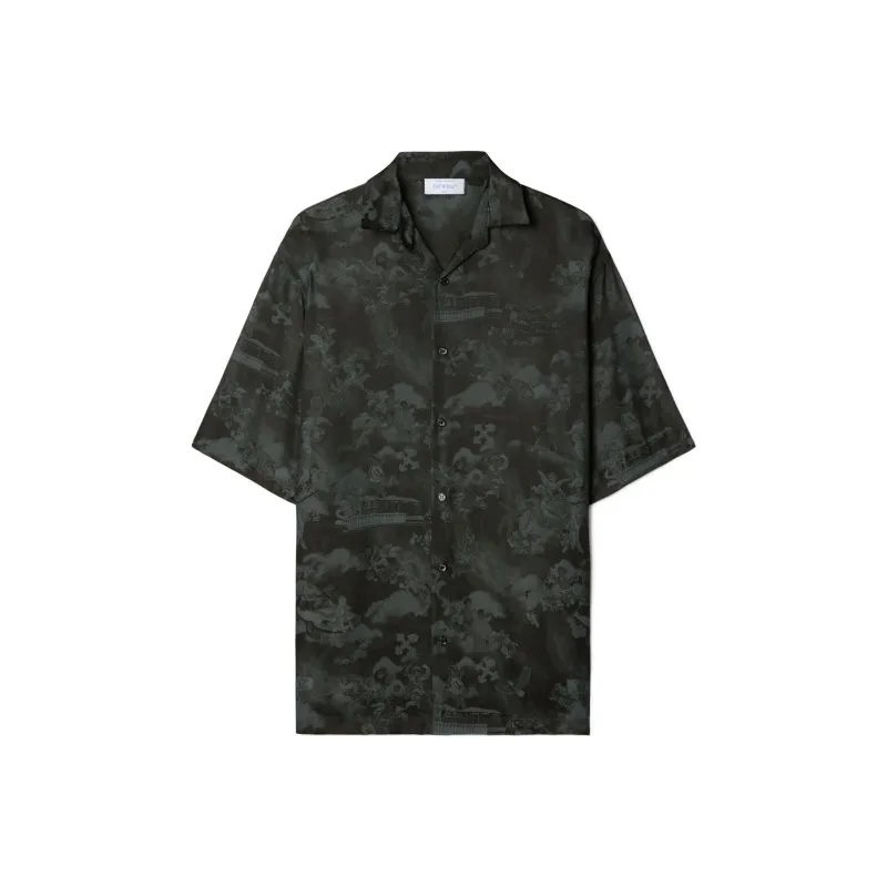 OFF WHITE Fresco Bowling Shirt-0