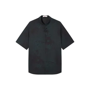 SEVEN Shirts Men Dark Green