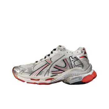 Balenciaga Mesh Runner Low Top Casual Shoes Men's Silver
