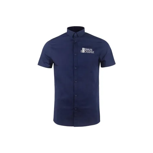 ARMANI EXCHANGEAE Shirt Men's Blue