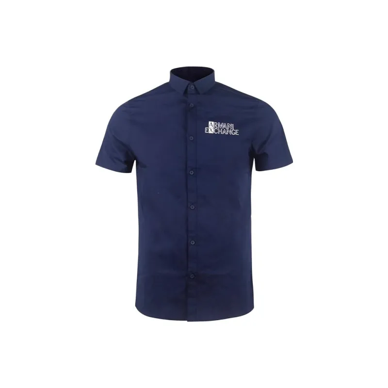 ARMANI EXCHANGEAE Shirt Men's Blue-0