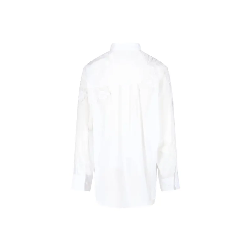 ERMANNO SCERVINO Floral appliqué Shirt-1