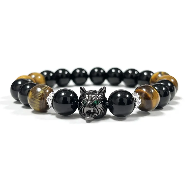 Ryukyu Obsidian Bracelets Unisex-0