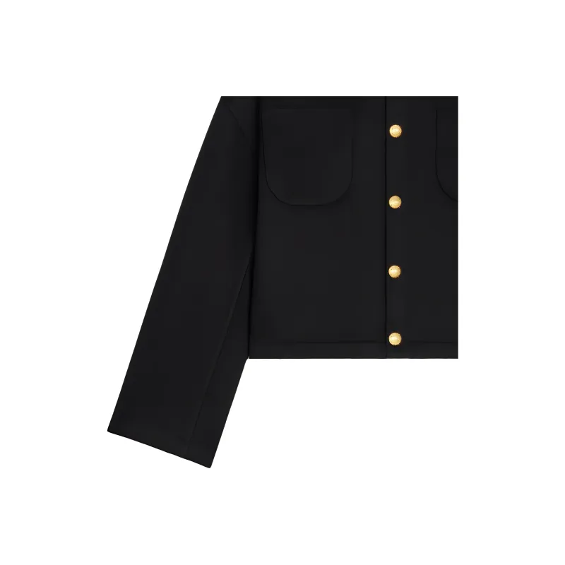 CELINE Cardigan Jacket In Double Faced Cashmere-4