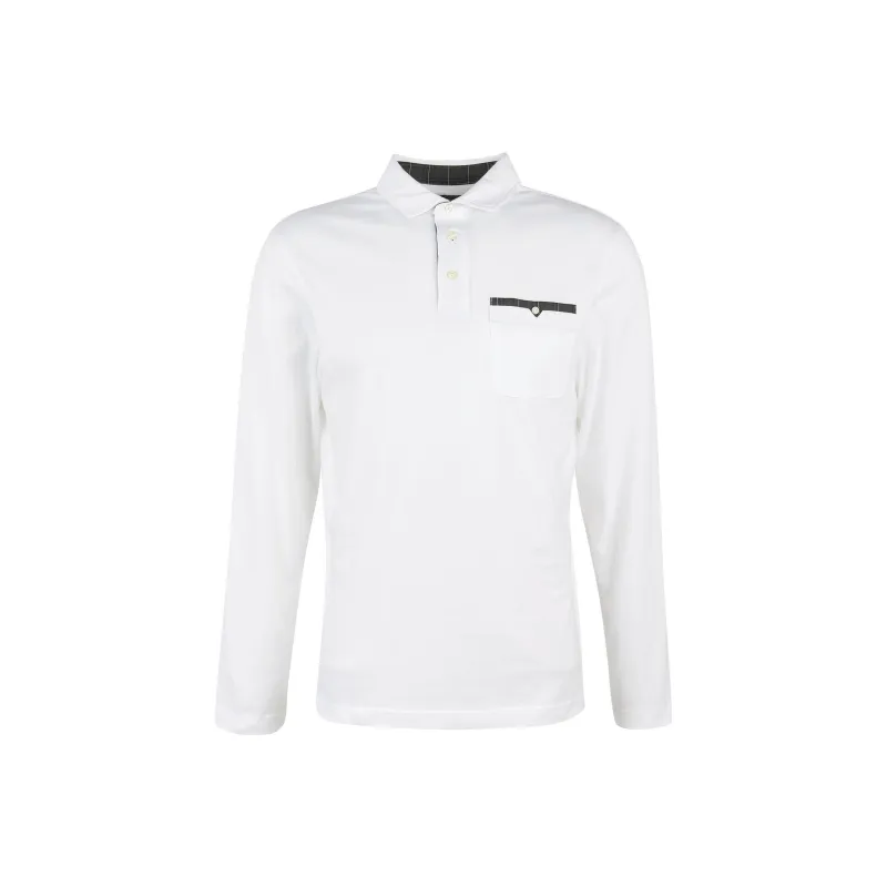 BARBOUR Barbour Corpatch Polo Shirt Polo Shirt Men's White-0