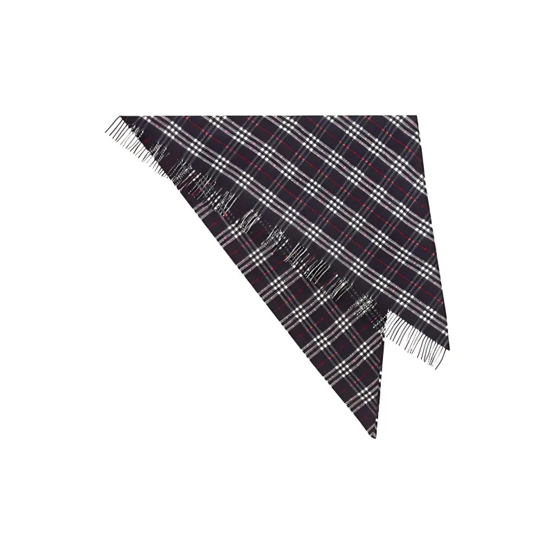 Burberry Shawls Unisex Black/White-0