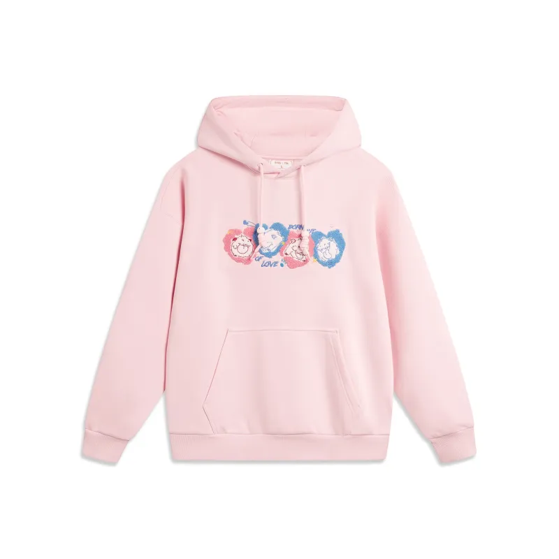 LiNing x YINGXIONGLIANMENGPOLUO LIANMINGKUAN Sweatshirt Unisex Light Pink-0