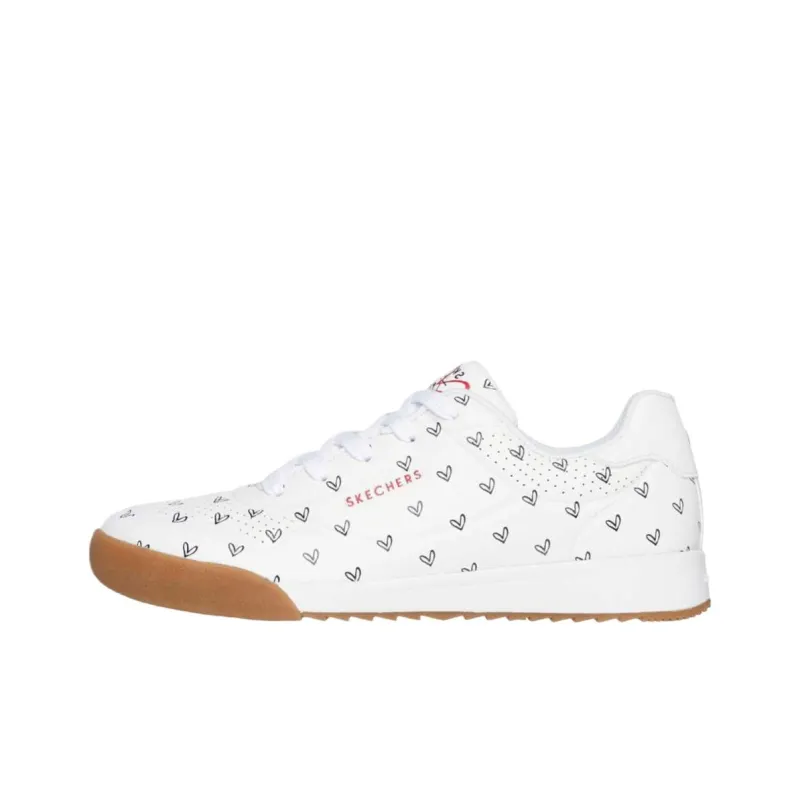 Skechers Low Top Skateboard Shoes Women's White-0