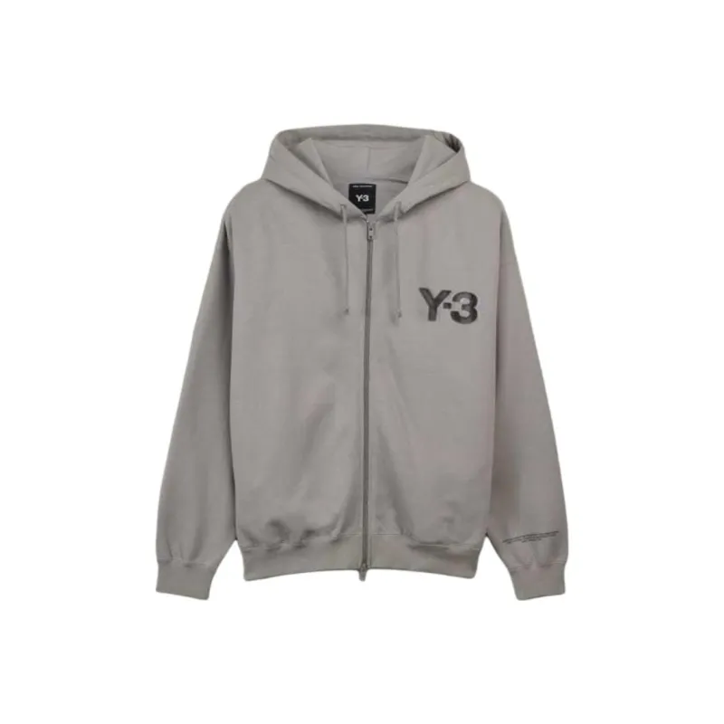 Y 3 Logo print Cotton Hoodie-0