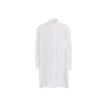 Yohji Yamamoto Tab collar Long Shirt