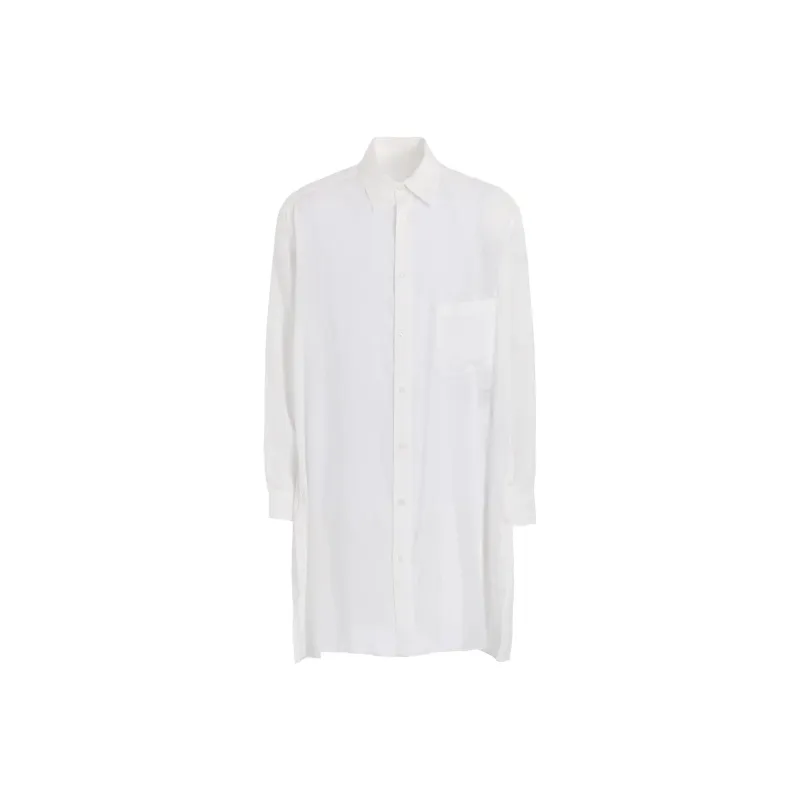 Yohji Yamamoto Tab collar Long Shirt-0