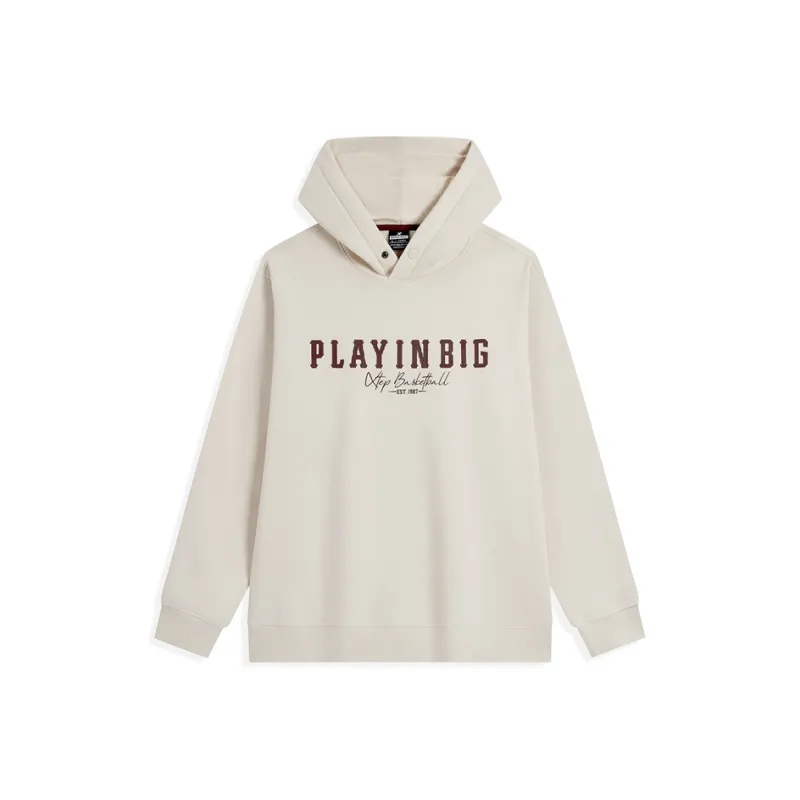 XTEP Basketball Collection Sweatshirt Men's Tofu Skin-0