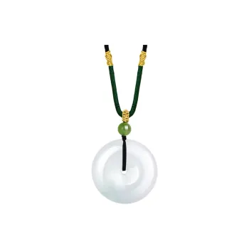 JINLIUFUJIXIANG Ice Glutinous Jadeite Necklaces Unisex