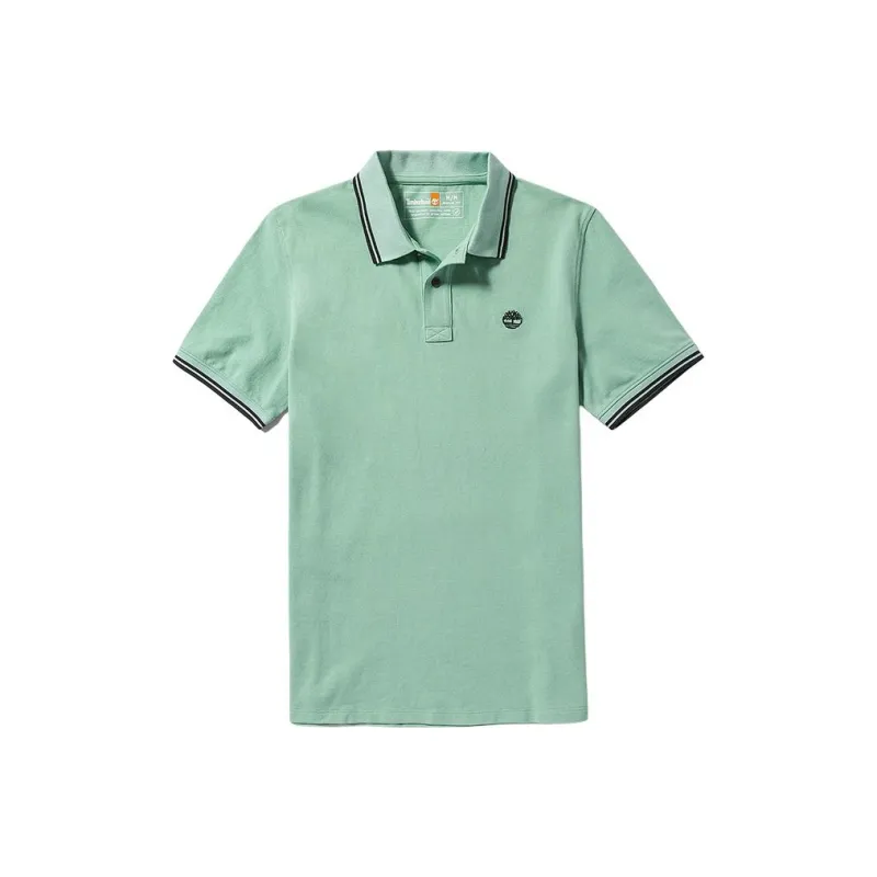 Timberland Polo Shirt Men's Granite Green-0