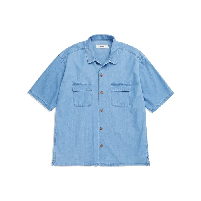 Prth Promethean Shirts Men Medium Blue-0