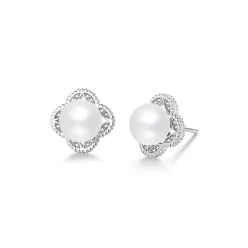 LAOMIAO Pearl Stud Earrings Women's