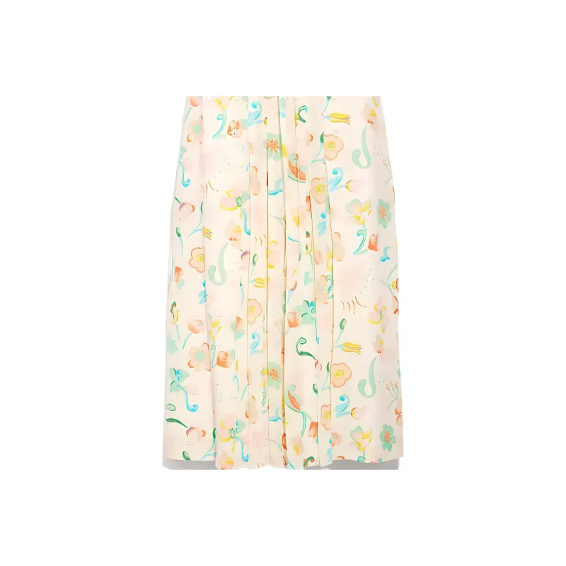 COACH Casual Long Skirts Women's Yellow-4
