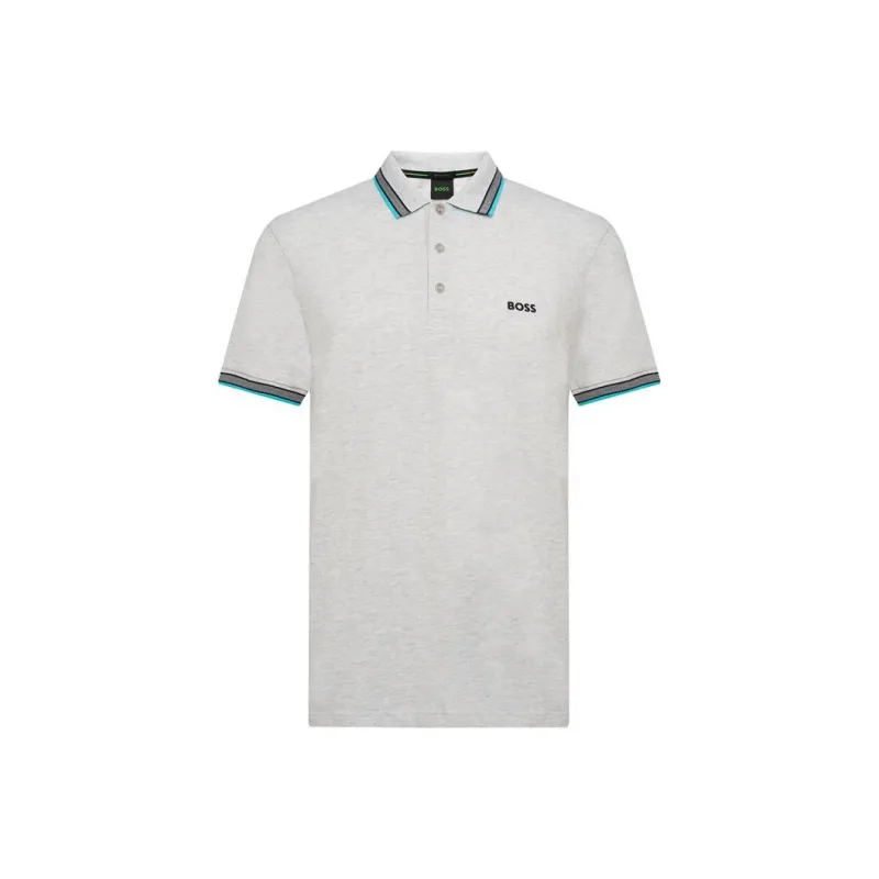 HUGO BOSS SS24 Polo Shirt Men's Gray-0
