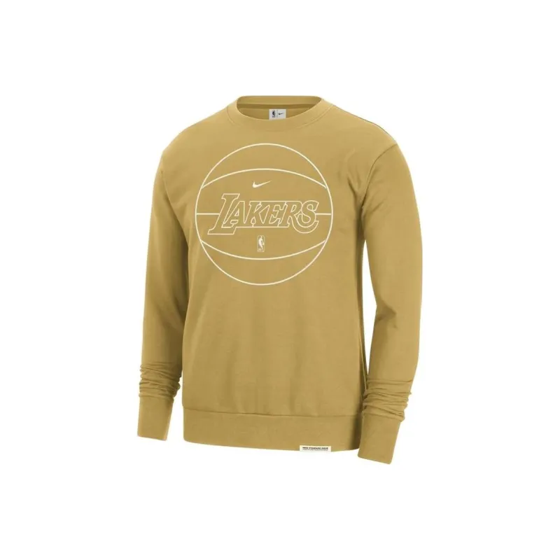 Nike Dri Fit NBA Sweatshirt Men's Wheat King-0