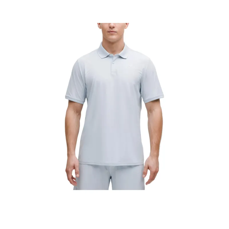 Lululemon UV Protective Striped Mesh Tennis Polo Shirt Men's-6