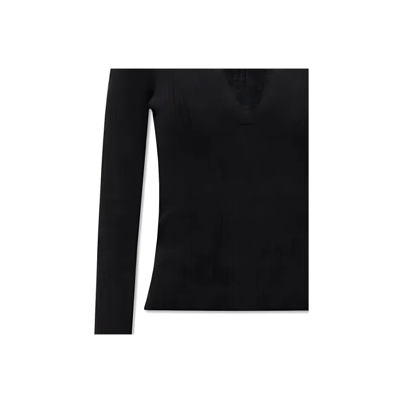 MaxMara Urlo Ribbed Long Sleeve Sweater-4