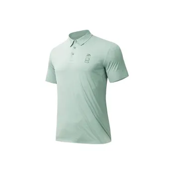 Anta Outdoor Collection Polo Shirt Men's Smoke Jade Green