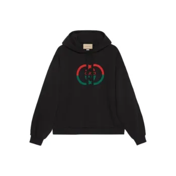 GUCCI Interlocking G Drawstring Hoodie