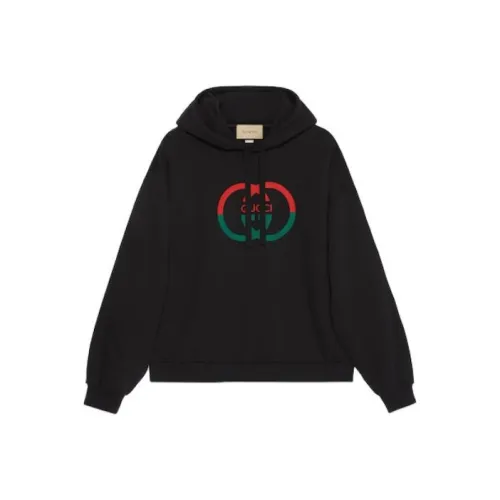 GUCCI Interlocking G Drawstring Hoodie