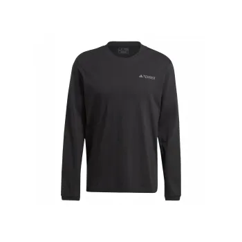 Adidas TERREX XPLORIC LOGO LONG SLEEVE LONG-SLEEVE TOP Sweatshirt Men's Black