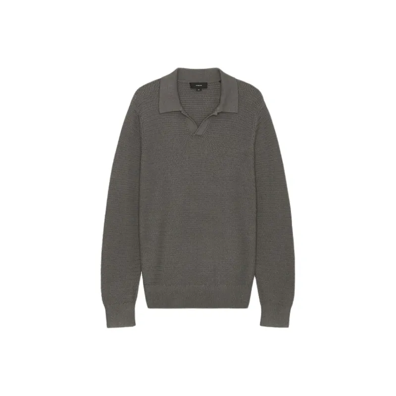 VINCE Polo Shirt Men's Dark Gray-0