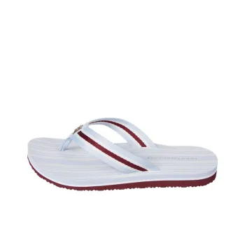 Tommy Hilfiger TH Monogram EVA Slip Resistant Flip Flops Women's Light Blue