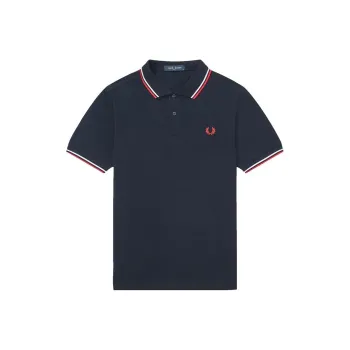 FRED PERRY Polo Shirt Men's Marine Blue