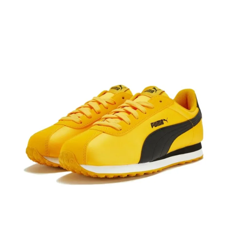 PUMA Turin NL Anti Slip Wear Resistant Low Top Casual Shoes Unisex Yellow Black-2