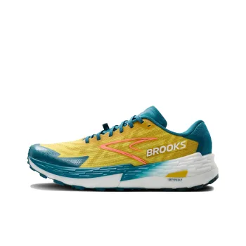 Brooks Catamount 4 Cushioning, Wear Resistant Low Top Trail Running Shoes Men's Yellow