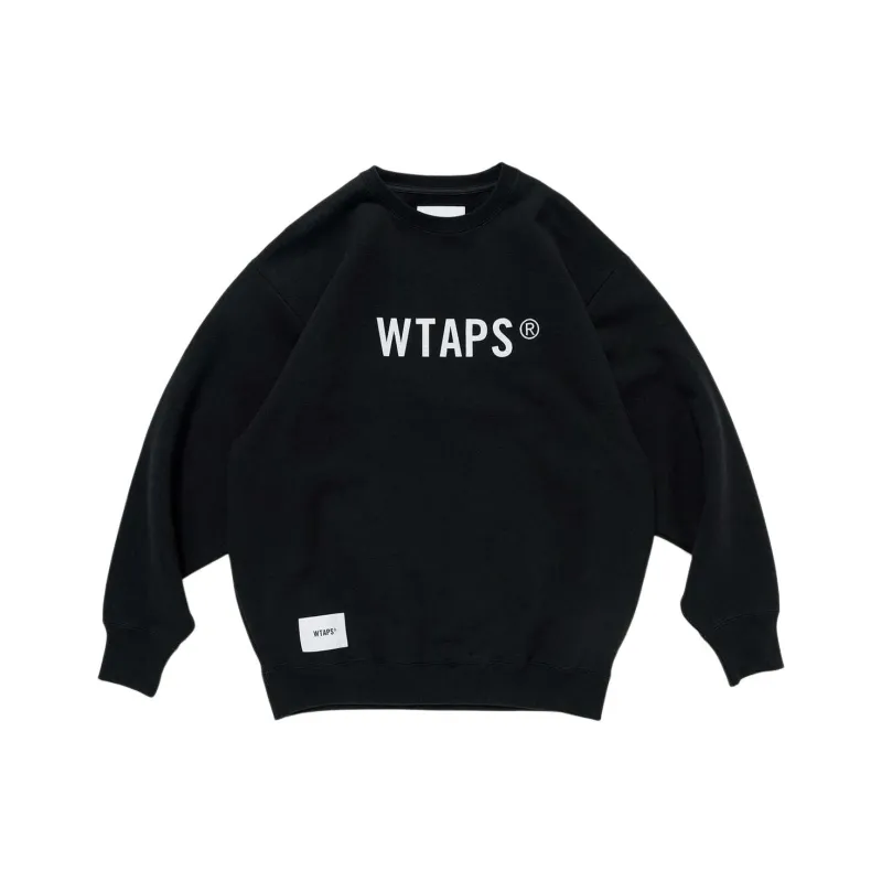 WTAPS Logo embroidered Cotton Sweatshirt-0