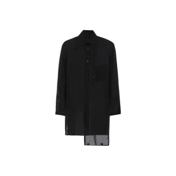 Yohji Yamamoto Loan Double layered Tab collar Shirt