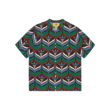 GUCCI x Adidas SS22 Shirt Men's Multicolor