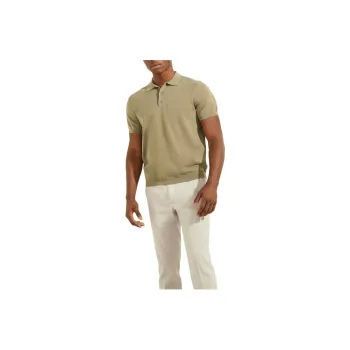 GUESS Formal Performance Sweater Polo Shirt Men's Green