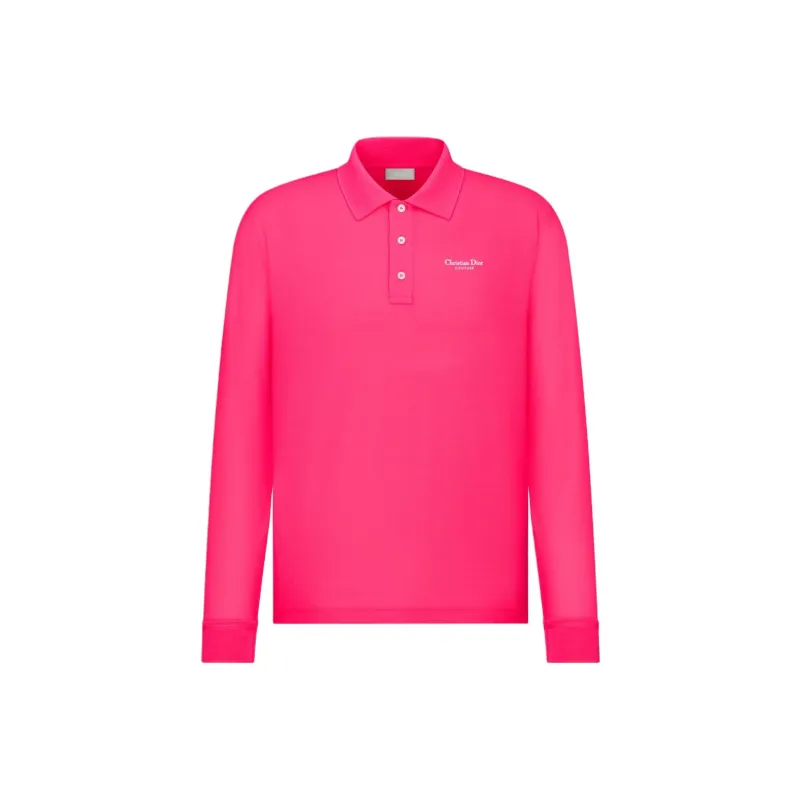 DIOR Polo Shirts Men Rose Red-0