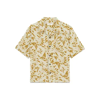 SAINT LAURENT All Over Print Hawaiian Shirt