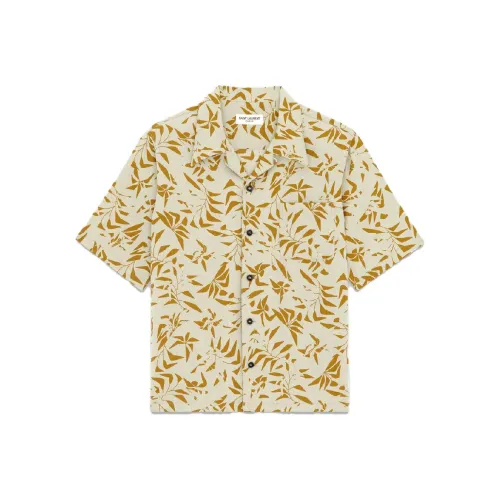 SAINT LAURENT All Over Print Hawaiian Shirt