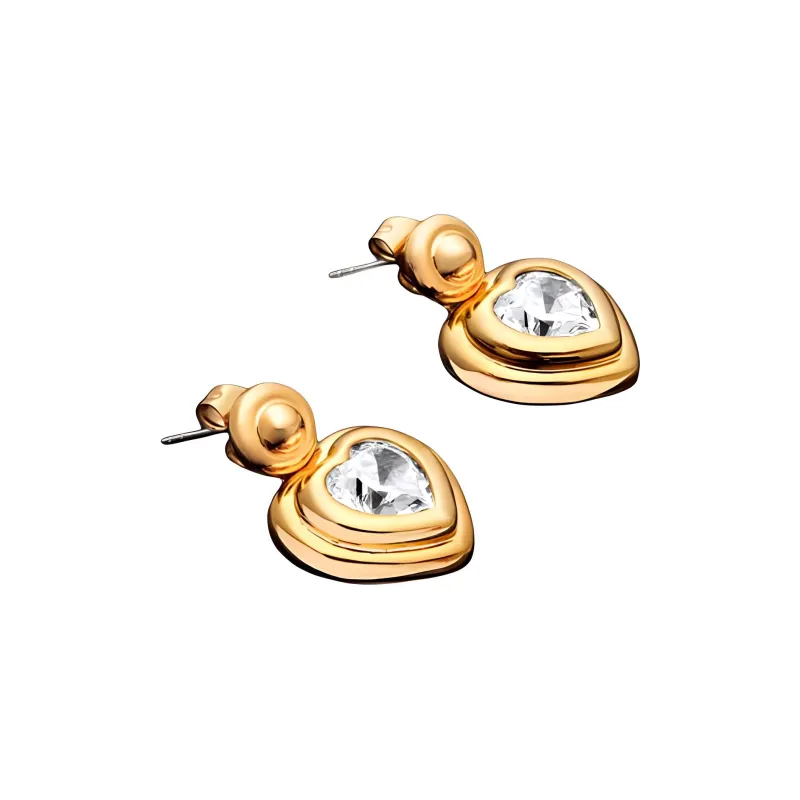 CHIARA FERRAGNI Alloy Stud Earrings Women's Gold-2