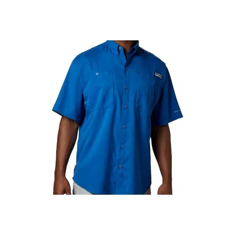 Columbia PFG Tamiami Shirts Men Blue-0