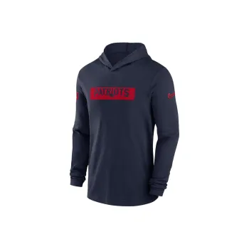 Nike New England Patriots Sideline Men's Nike Dri FIT Nfl Long Sleeve Hooded Top
