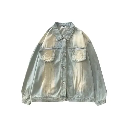 SZSX Denim Jacket Unisex Yellow Mud