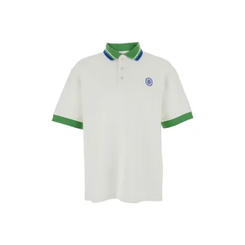 DROLE DE MONSIEUR Contrast collar Polo Shirt