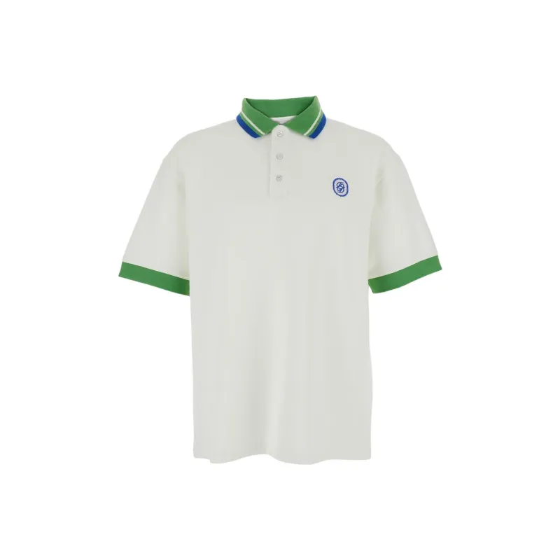 DROLE DE MONSIEUR Contrast collar Polo Shirt-0
